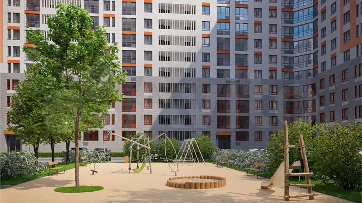 Квартира-студия, 21,4 м², 5/22 эт.