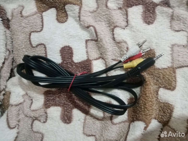 Кабель jack 3,5mm - 3RCA. (Джек-Тюльпан)
