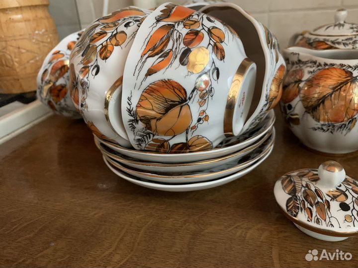 Сервиз чайный Золотая осень лфз