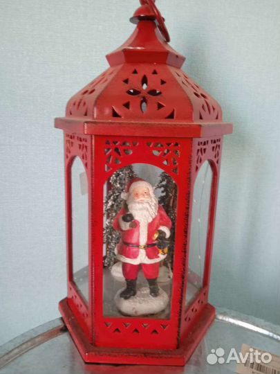 Фонарь новогодний, декор