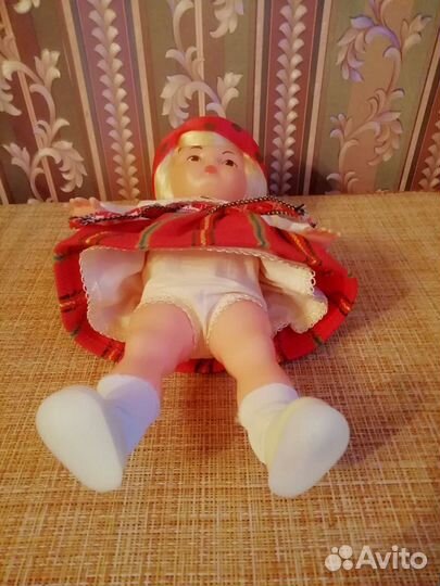 Кукла СССР паричковая сувенирная