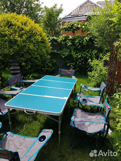 Стол и кресла для кемпинга декатлон