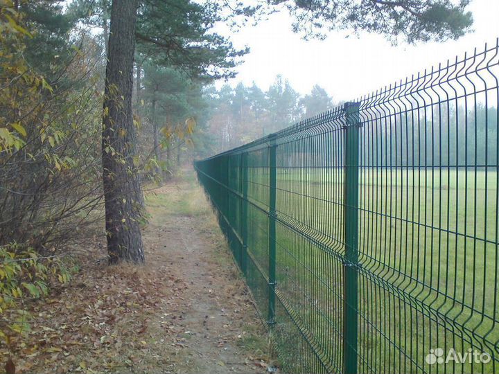 Забор из сетки 3Д
