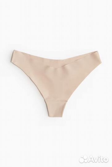 Трусы женские бесшовные стринги hm xs s 3шт