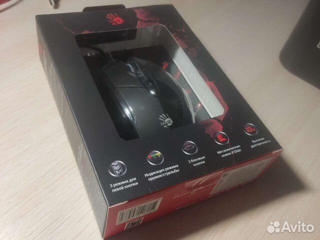 Игровая мышь A4Tech Bloody V7 Black купить в Москве | Электроника | Авито