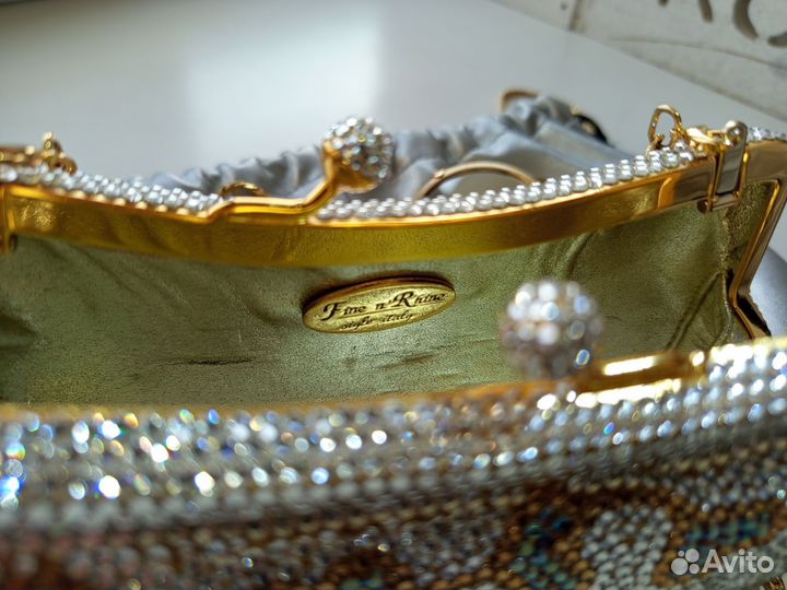 Сумка женская клатч Сваровски