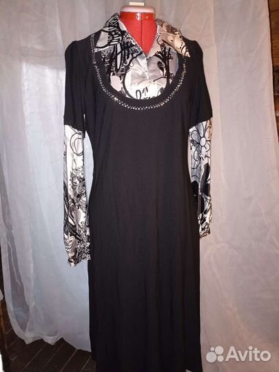 Платье, жилет, брюки