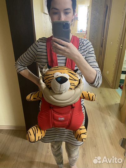 Рюкзак переноска кенгуру chicco