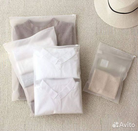 Зип лок пакеты матовые с бегунком 50х65