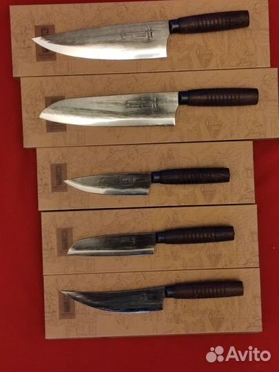 Набор профессиональных кухонных ножей из 5 штук