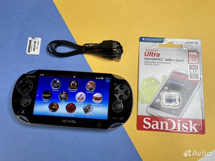 PS Vita 128GB прошитая Henkaku Enso