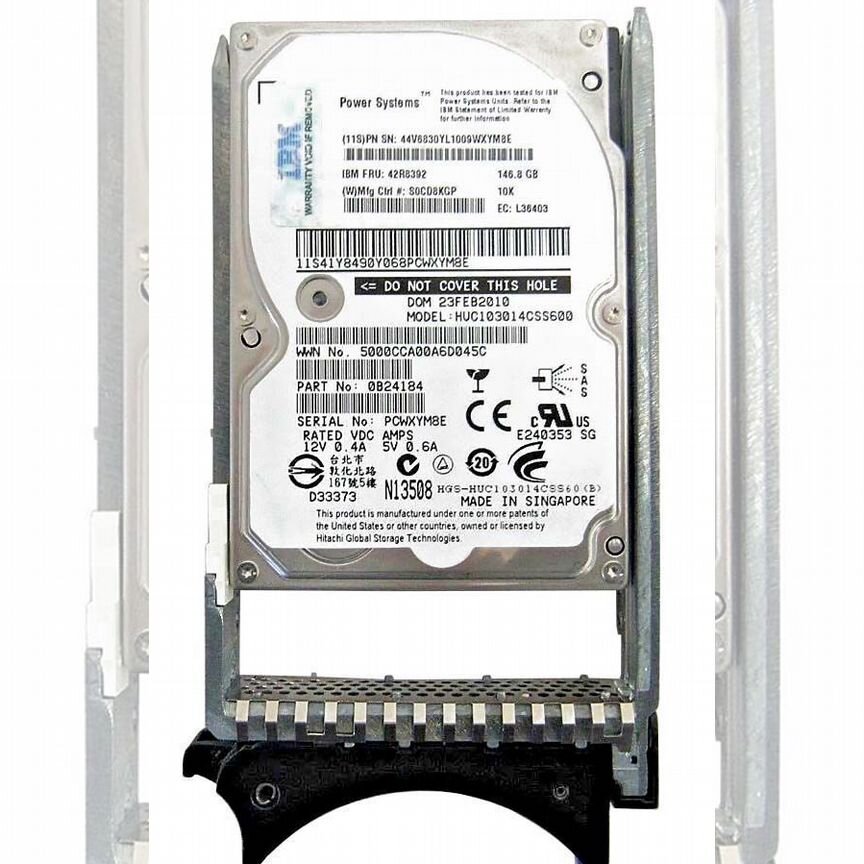 [42R8392] Жесткий Диск Ibm 146,8gb 10000 Sas 2,5" Hd 42r8392