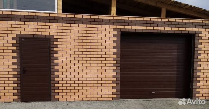 Установка секционных ворот,откатных,распашных