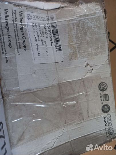 Замок передней двери правый skoda octavia a5