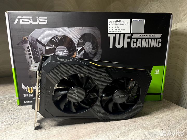 Видеокарта GTX 1660Ti Asus TUF Gaming