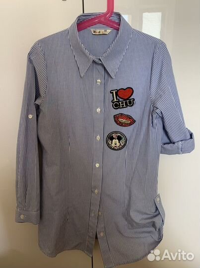 Рубашка для девочки 128