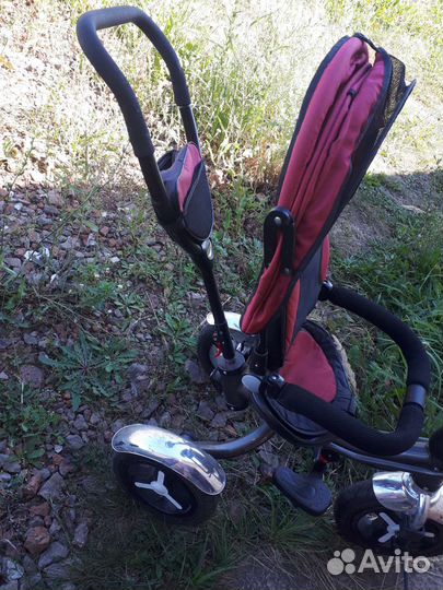 Велосипед коляска с ручкой