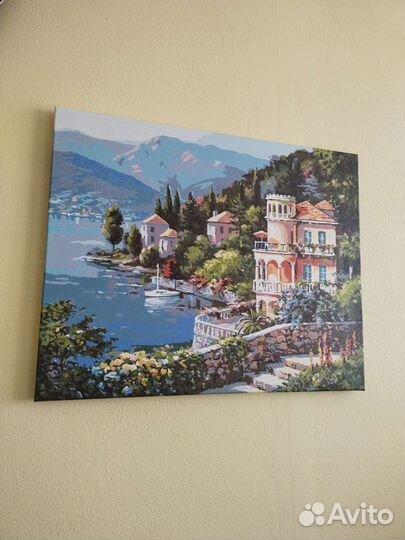 Картина домик у моря