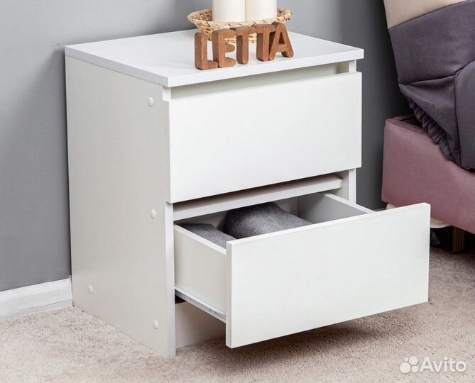 Тумба City 2 ящика (3 цвета)