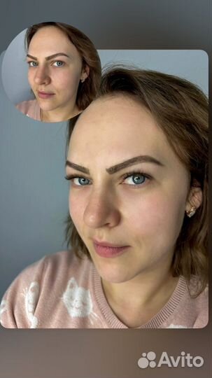 Наращивание ресниц модели