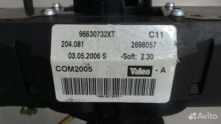 Переключатель поворотов и дворников Peugeot 207, 2