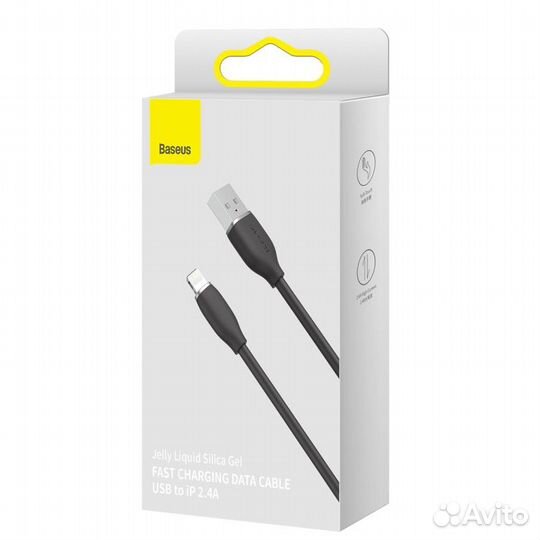 Кабель Baseus USB - Lightning Jelly Series 2.4A