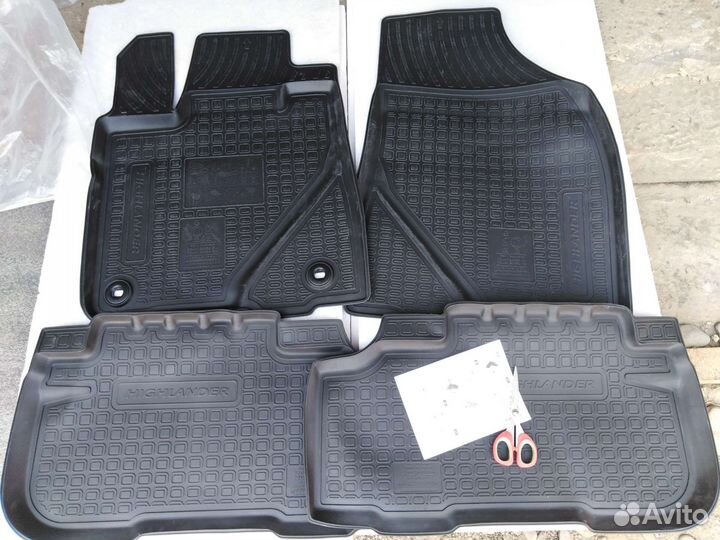 Коврики toyota highlander
