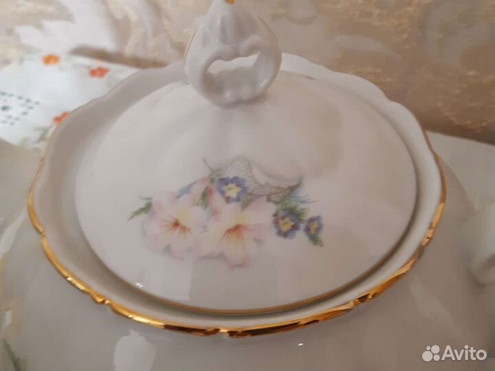 Новый чайный фарфоровый сервиз пр-во Чехия