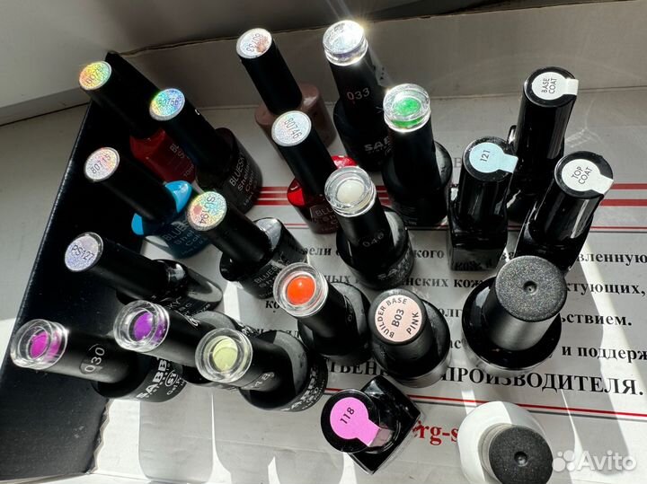 Гель лаки для маникюра набор