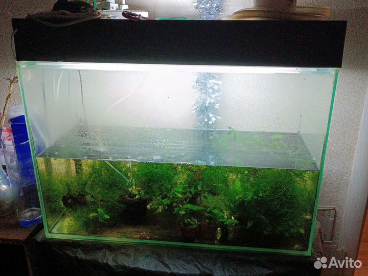 Аквариум с крышкой подсветкой