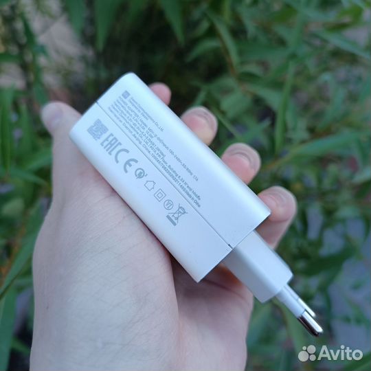 Быстрая зарядка xiaomi. Блок 67w + Кабель type-c
