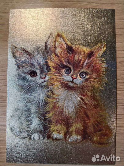 Открытка dufex почтовая Англия металлографика