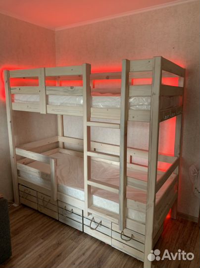 Кровать двухъярусная детская