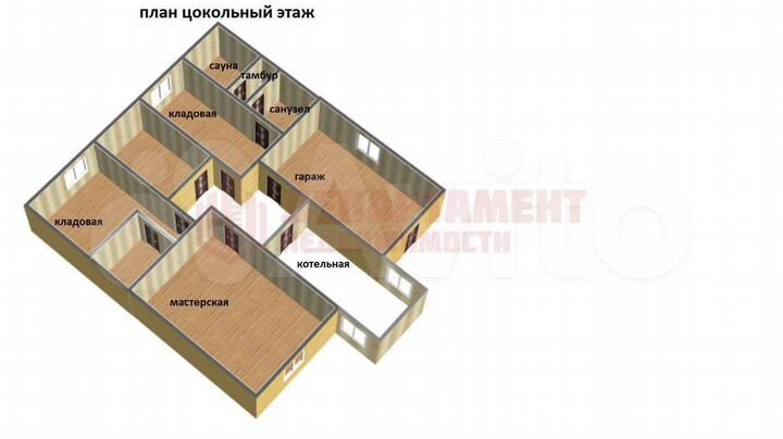 Коттедж 304,8 м² на участке 8,06 га