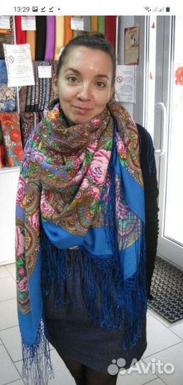 Новый Павлопасадский платок-шаль