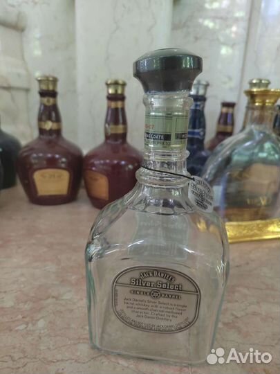 Бутылки из под элитного алкоголя