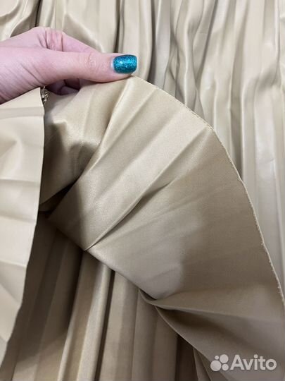 Юбка из искусственной кожи