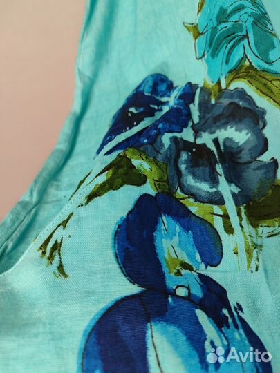 Хлопковое платье сарафан. Италия р. XL