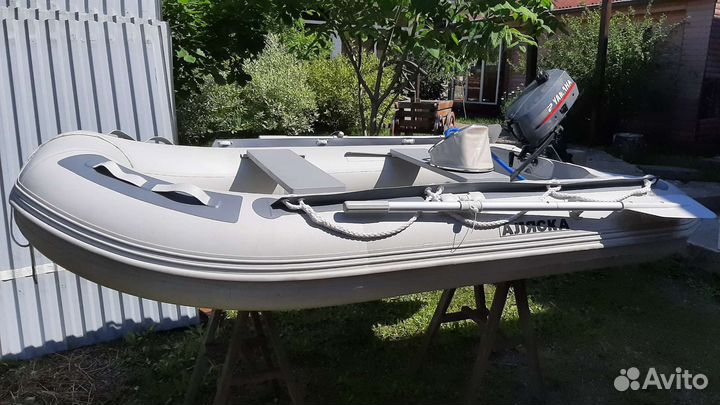 Надувная лодка пвх с мотором 2