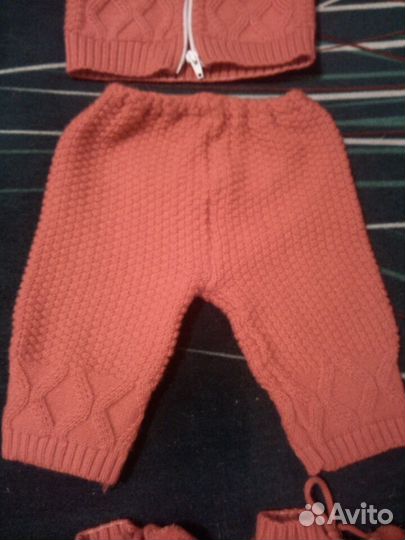 Вязанный костюм