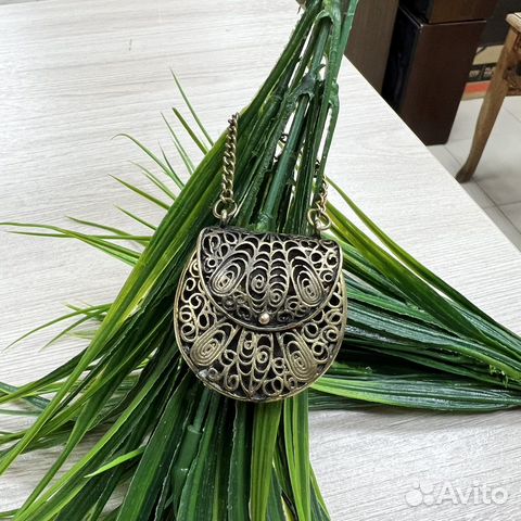RRR кулон подвеска сумочка кошелёк скань (сзр)