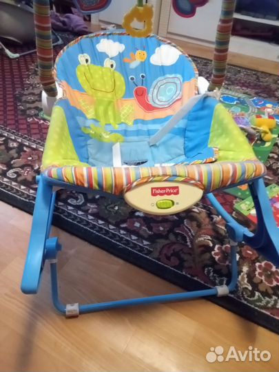 Детские качели шезлонг