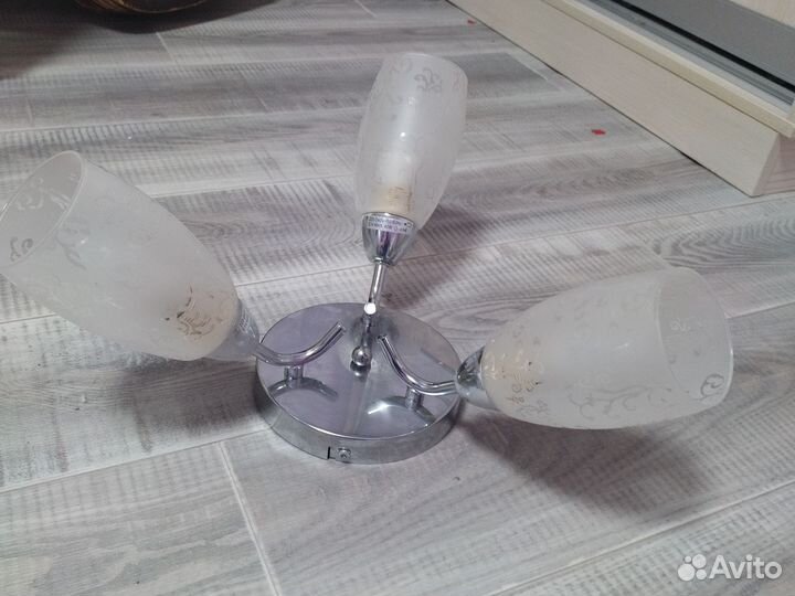 Люстра потолочная бу