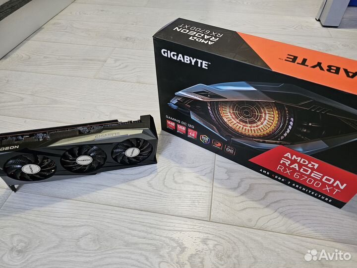 Видеокарта gigabyte AMD Radeon RX 6700 XT gaming