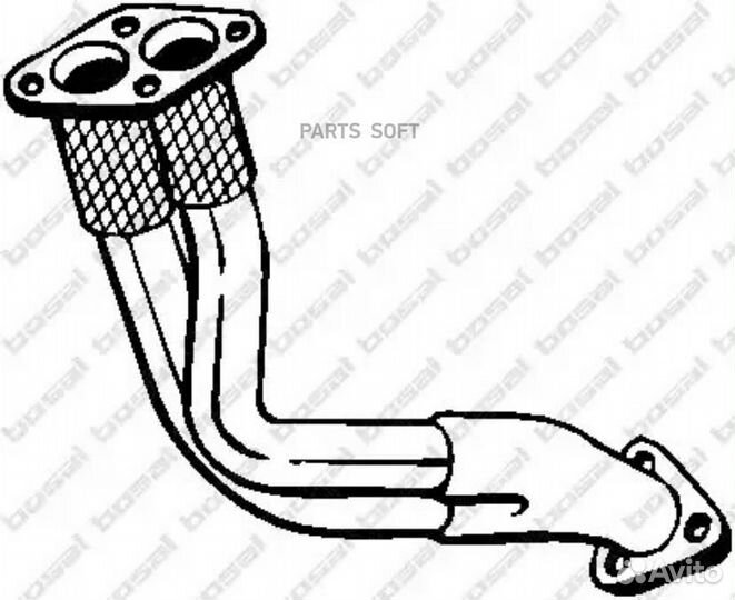 Труба выхлопного газа V.W. sharan 95-95