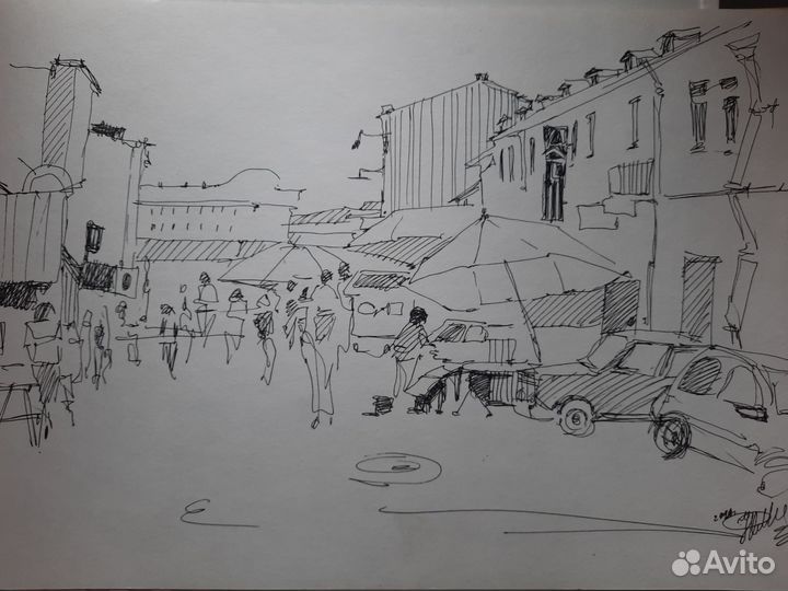 Картина графика, рисунок для интерьера