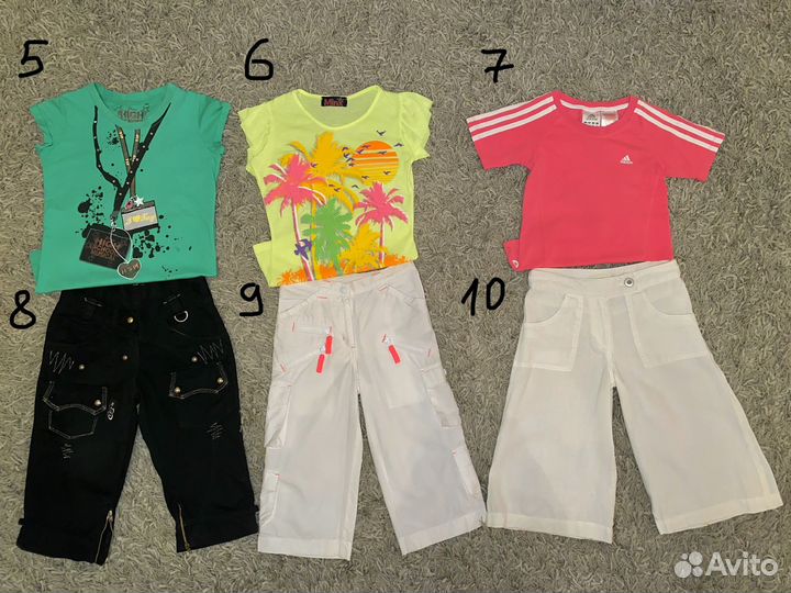 Вещи детские 40 шт. 5-13 лет