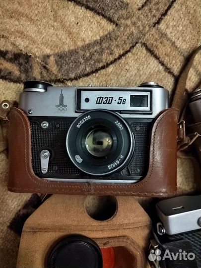 Фотоаппарат пленочный СССР фэд чайка polaroid