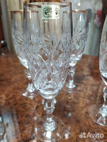 Фужеры хрустальные
