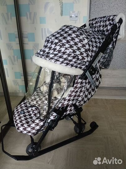 Детские санки коляска ника